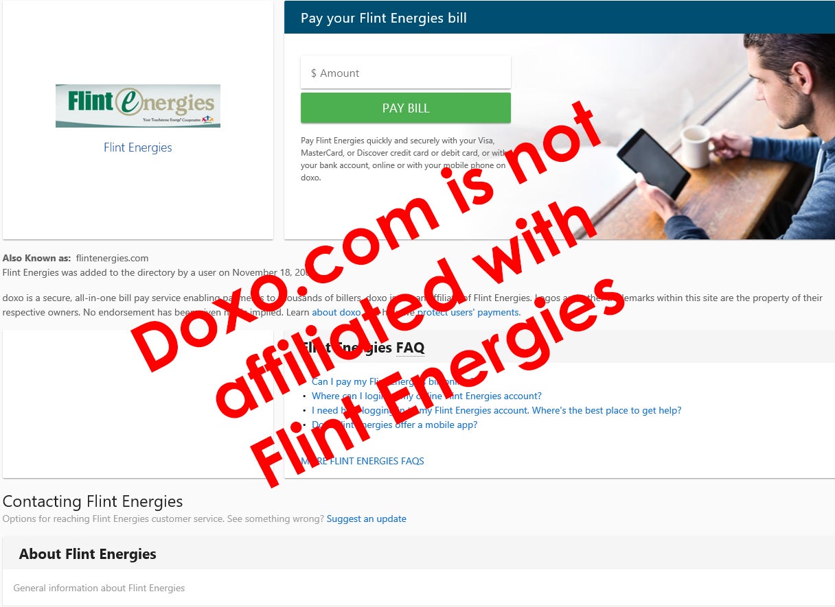 flint energies bill pay online